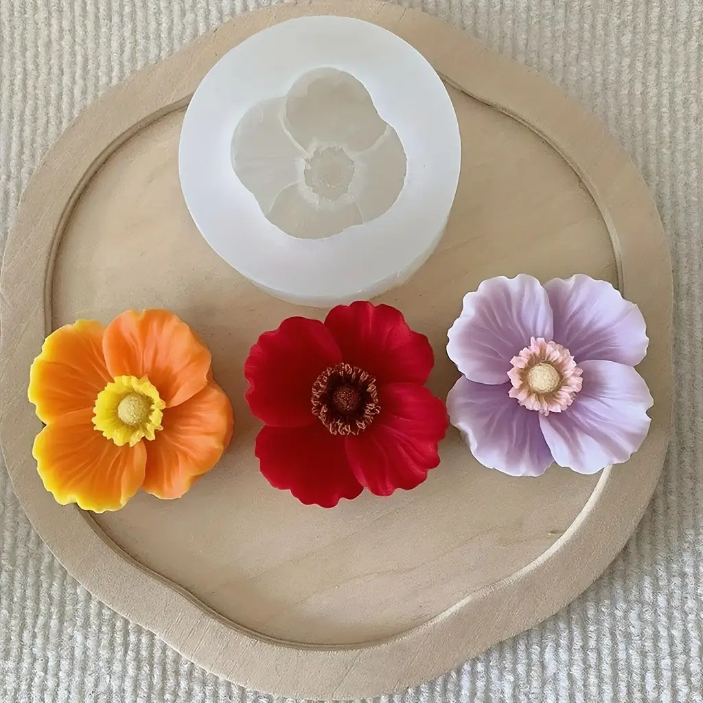 Flower Silicone Candle Mold, C - Soap Making Gifts 评论和价格
