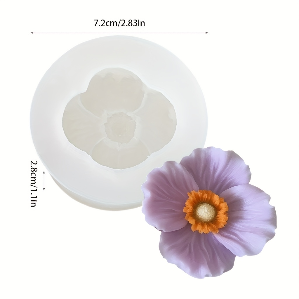 Flower Silicone Candle Mold, C - Soap Making Gifts 评论和价格