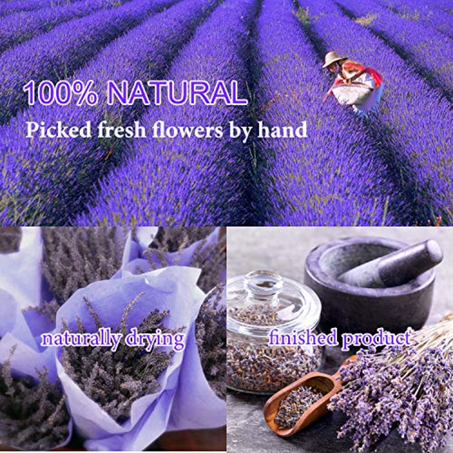 9 Bags Dried Flowers, 100% Nat - Soap Making Diy Kit 评论和价格