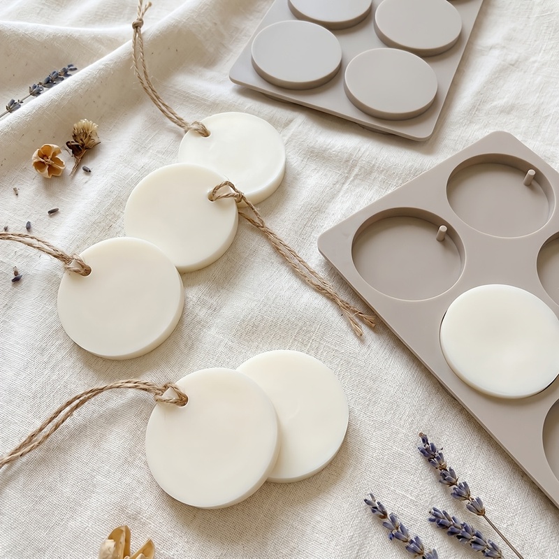 6-Cavity Round Tag Silicone Mo - Soap Making Kit For Beginners 评论和价格
