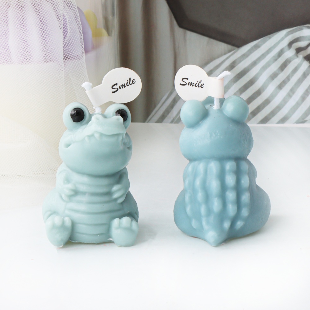 3D Cute Crocodile Candle Silic - Soap Making Gifts 评论和价格