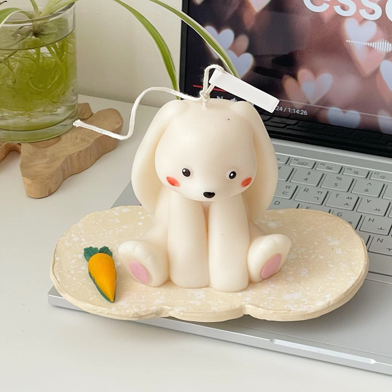 Sitting Rabbit Silicone Candle - Soap Making Gifts 评论和价格