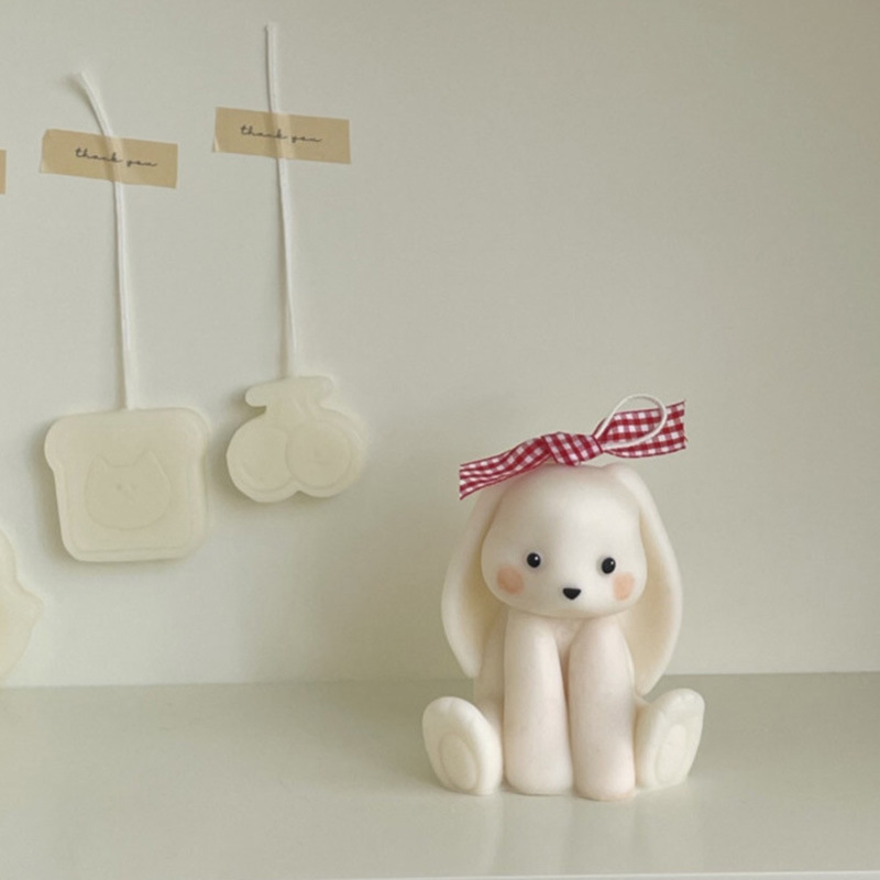 Sitting Rabbit Silicone Candle - Soap Making Gifts 评论和价格