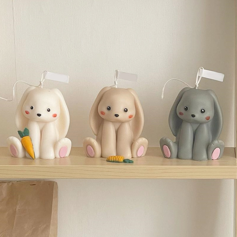 Sitting Rabbit Silicone Candle - Soap Making Gifts 评论和价格