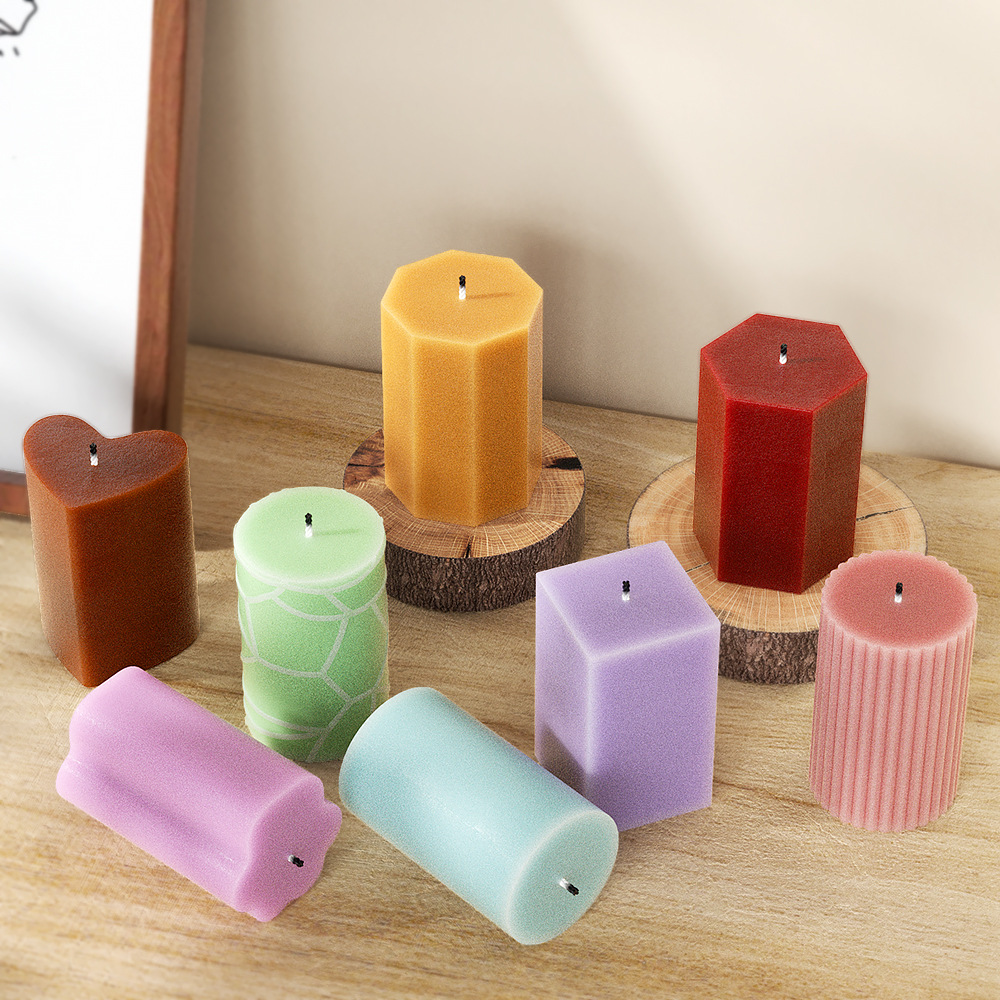Geometry Column Silicone Mold  - Soap Making Gifts 评论和价格