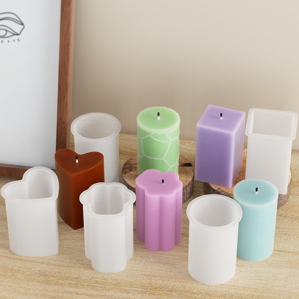 Geometry Column Silicone Mold  - Soap Making Gifts 评论和价格