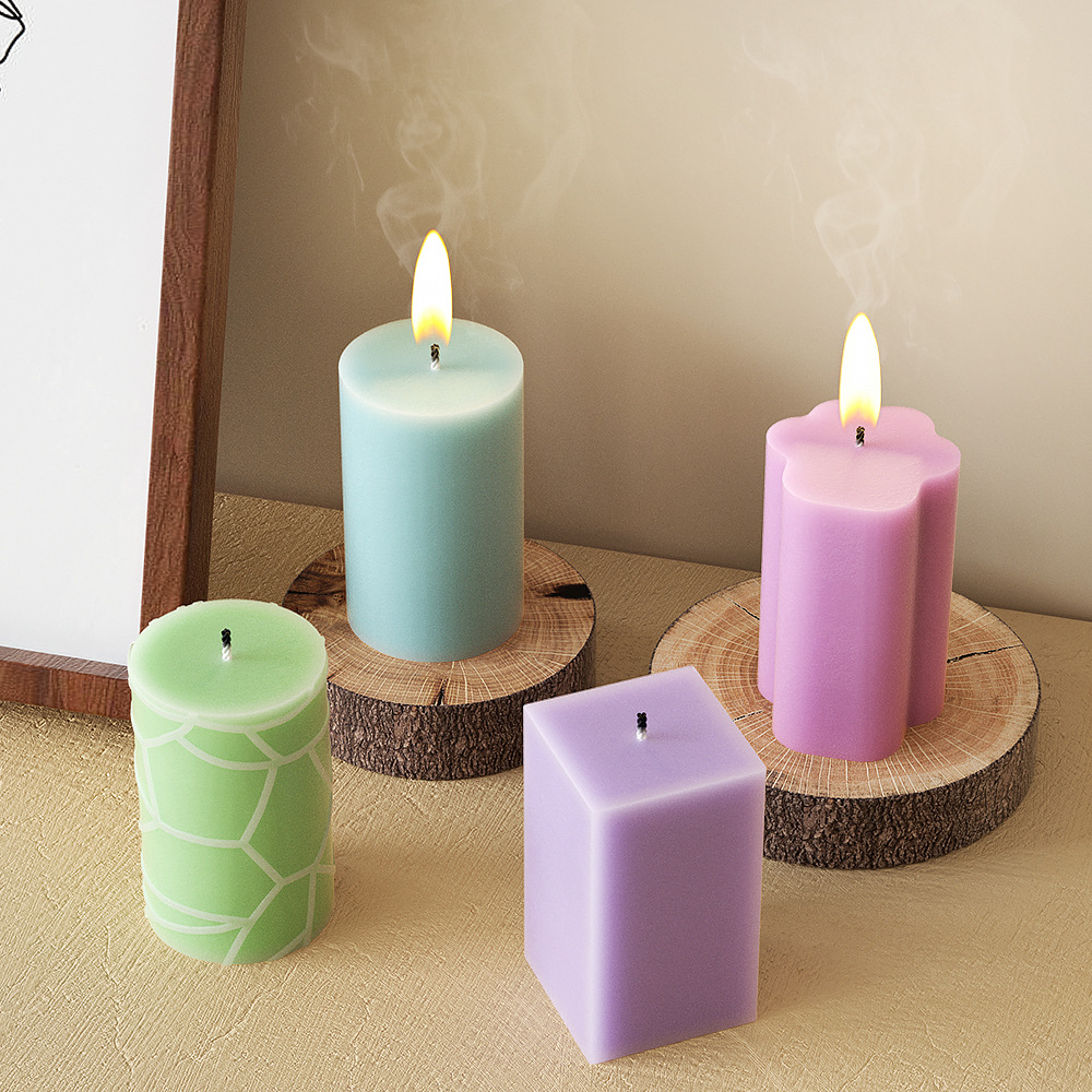 Geometry Column Silicone Mold  - Soap Making Gifts 评论和价格