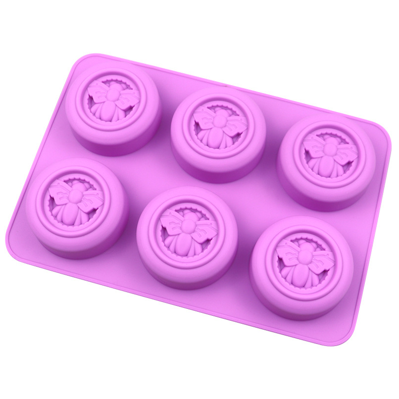 6-Cavity Honeycomb Bee Silicon - Soap Making Instructions 评论和价格